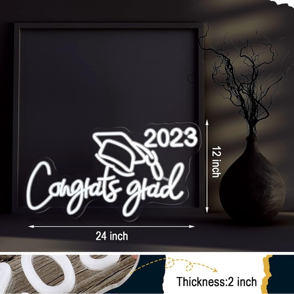 Neon Sign Grad Dimmable Neon Sign - Picture 2 of 2